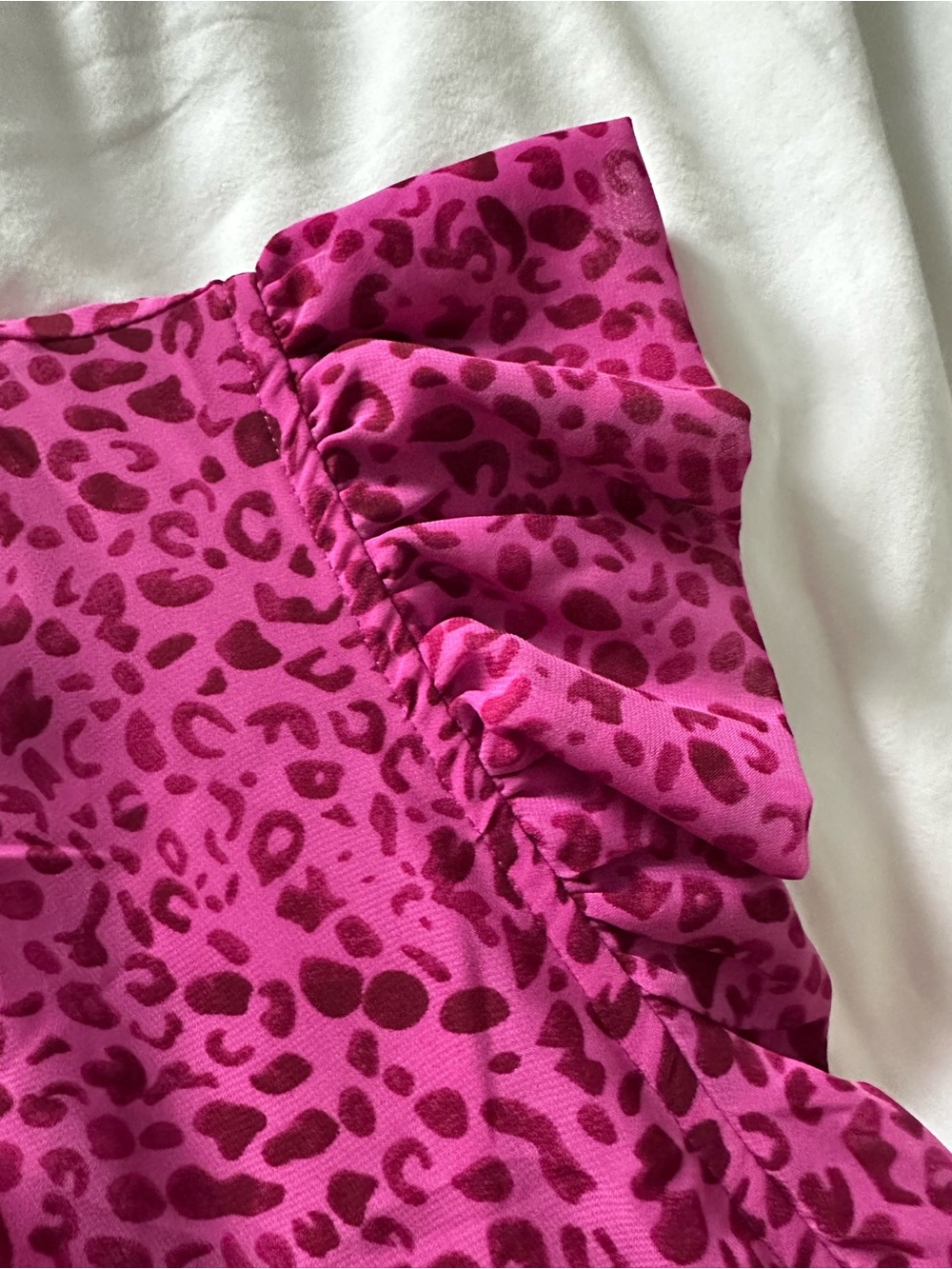entro Hot Pink Leopard Print Dress - Picture 4 of 6